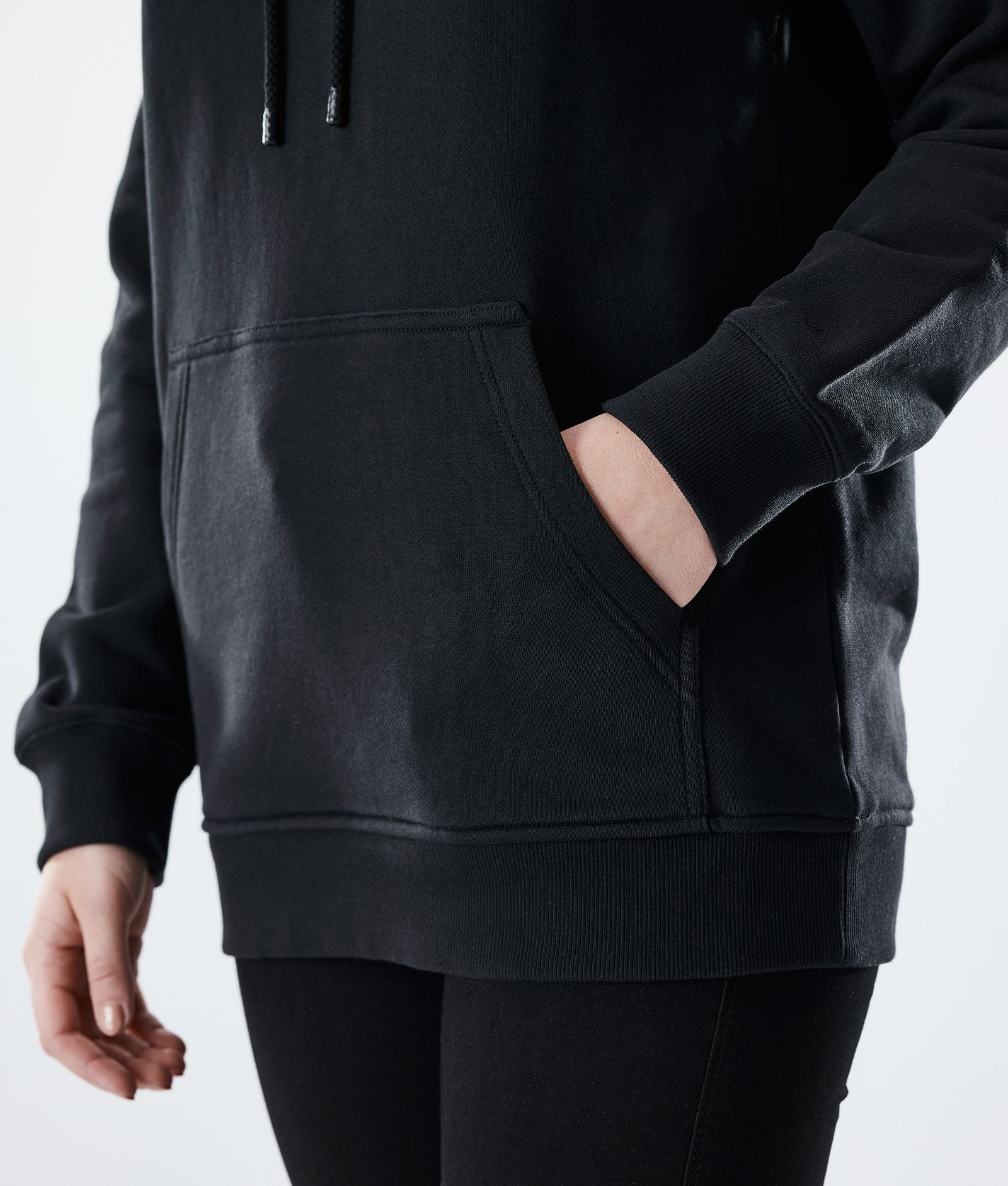 Regular Sudadera con Capucha Mujer Palm Black, Imagen 7 de 8