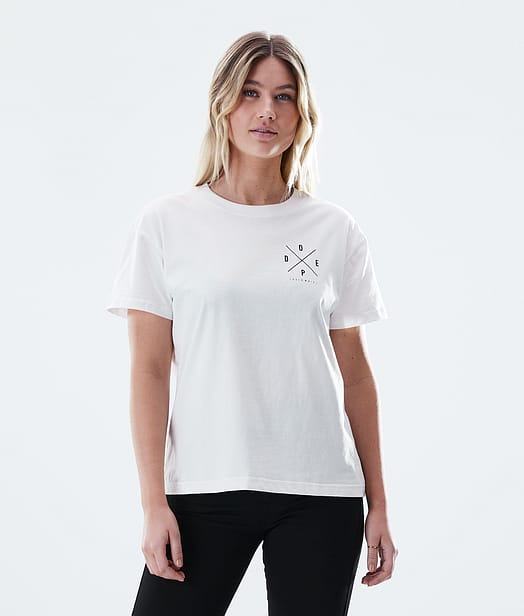 Regular T-shirt Femme White