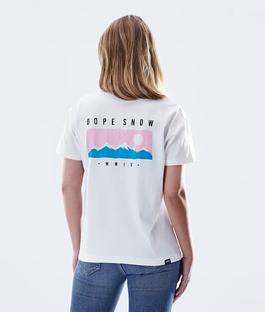 Regular Camiseta Mujer Range White