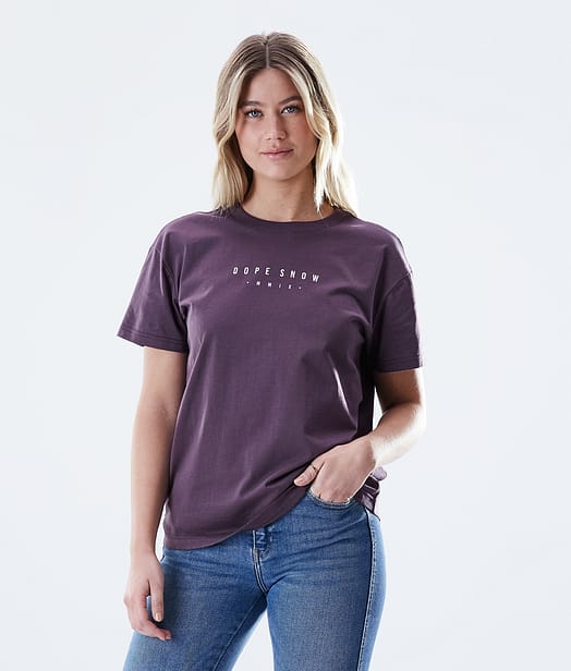 Regular T-shirt Donna Faded Grape