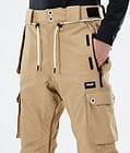 Iconic W 2021 Pantalon de Snowboard Femme Khaki, Image 4 sur 6