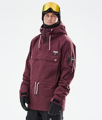 Annok 21 Kurtka Narciarska Mężczyźni Burgundy