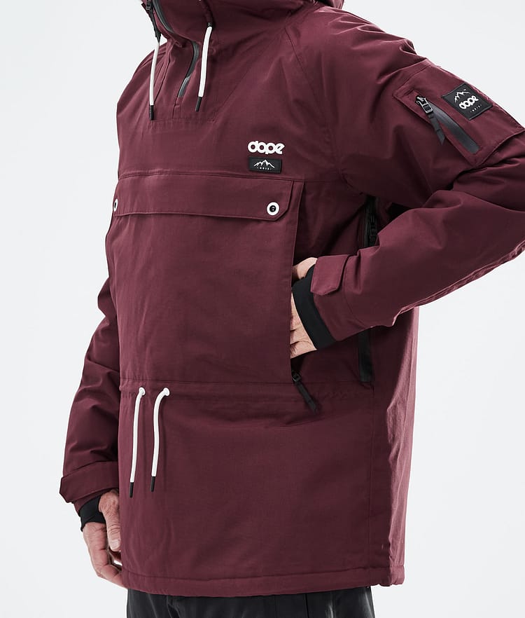 Annok 2021 Bunda na Snowboard Pánské Burgundy, Obrázek 9 z 10