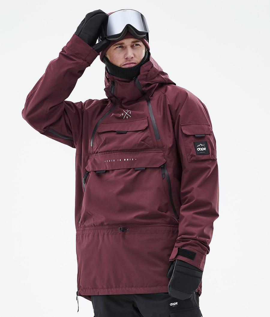 Akin 2019 スキージャケット メンズ Burgundy
