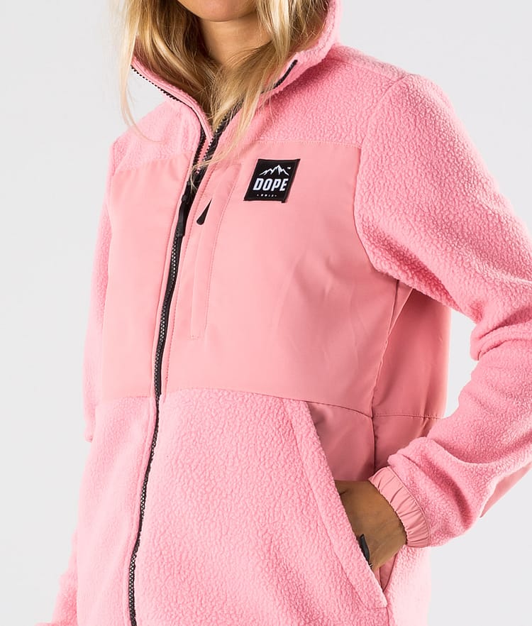 Ollie W Pull Polaire Femme Pink, Image 2 sur 3