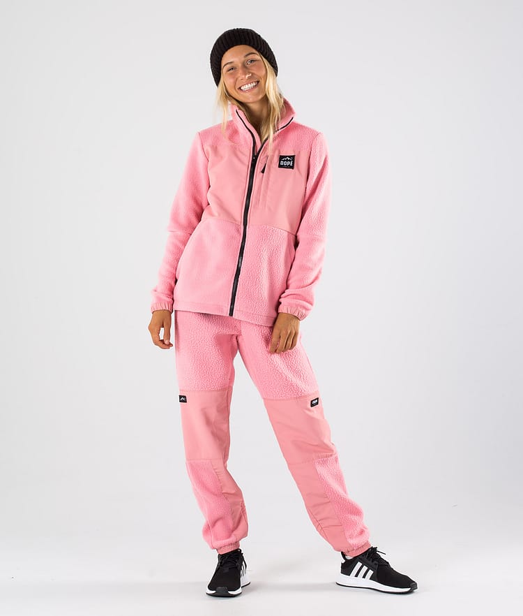 Ollie W Pull Polaire Femme Pink, Image 3 sur 3
