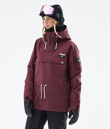 Annok W 2021 Lyžařská Bunda Dámské Burgundy