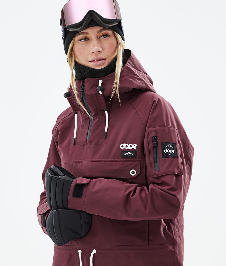 Annok W 2021 Bunda na Snowboard Dámské Burgundy Renewed, Obrázek 2 z 9