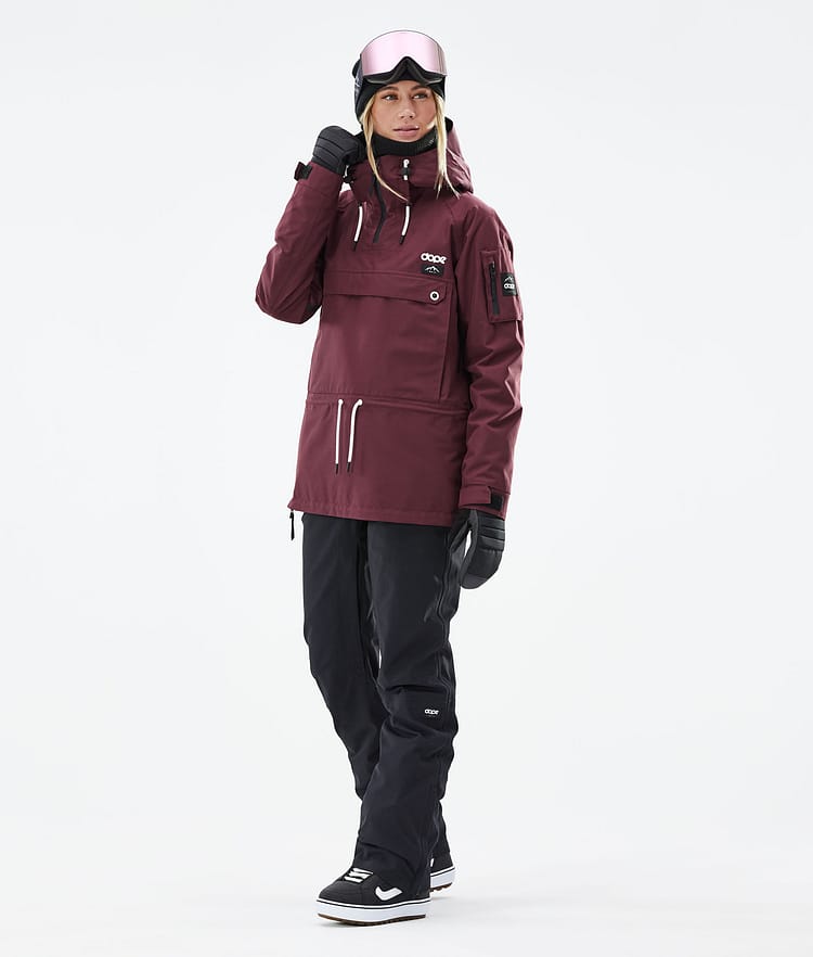 Annok W 2021 Bunda na Snowboard Dámské Burgundy Renewed, Obrázek 3 z 9