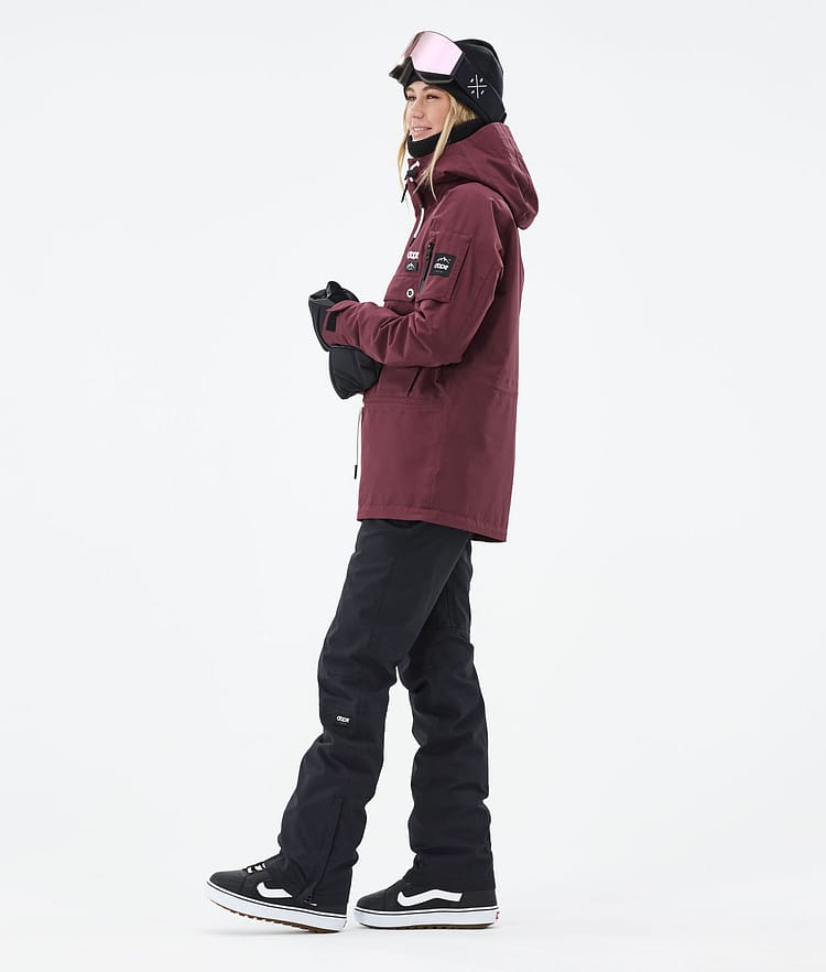 Annok W 2021 Bunda na Snowboard Dámské Burgundy Renewed, Obrázek 4 z 9
