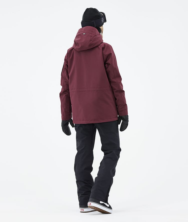 Annok W 2021 Bunda na Snowboard Dámské Burgundy Renewed, Obrázek 5 z 9