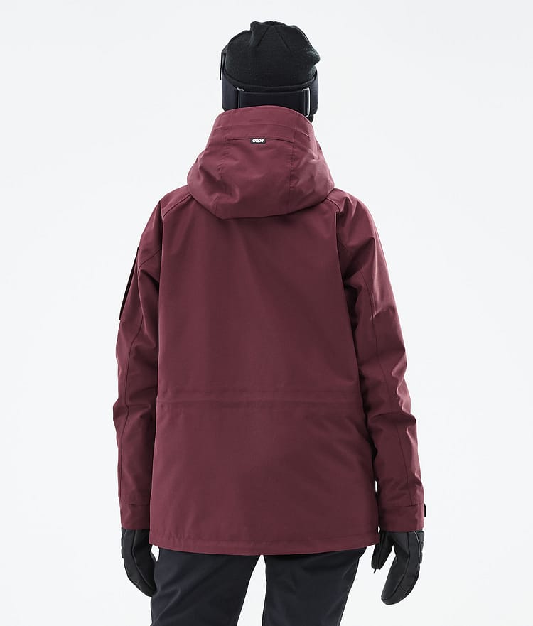 Annok W 2021 Bunda na Snowboard Dámské Burgundy Renewed, Obrázek 7 z 9