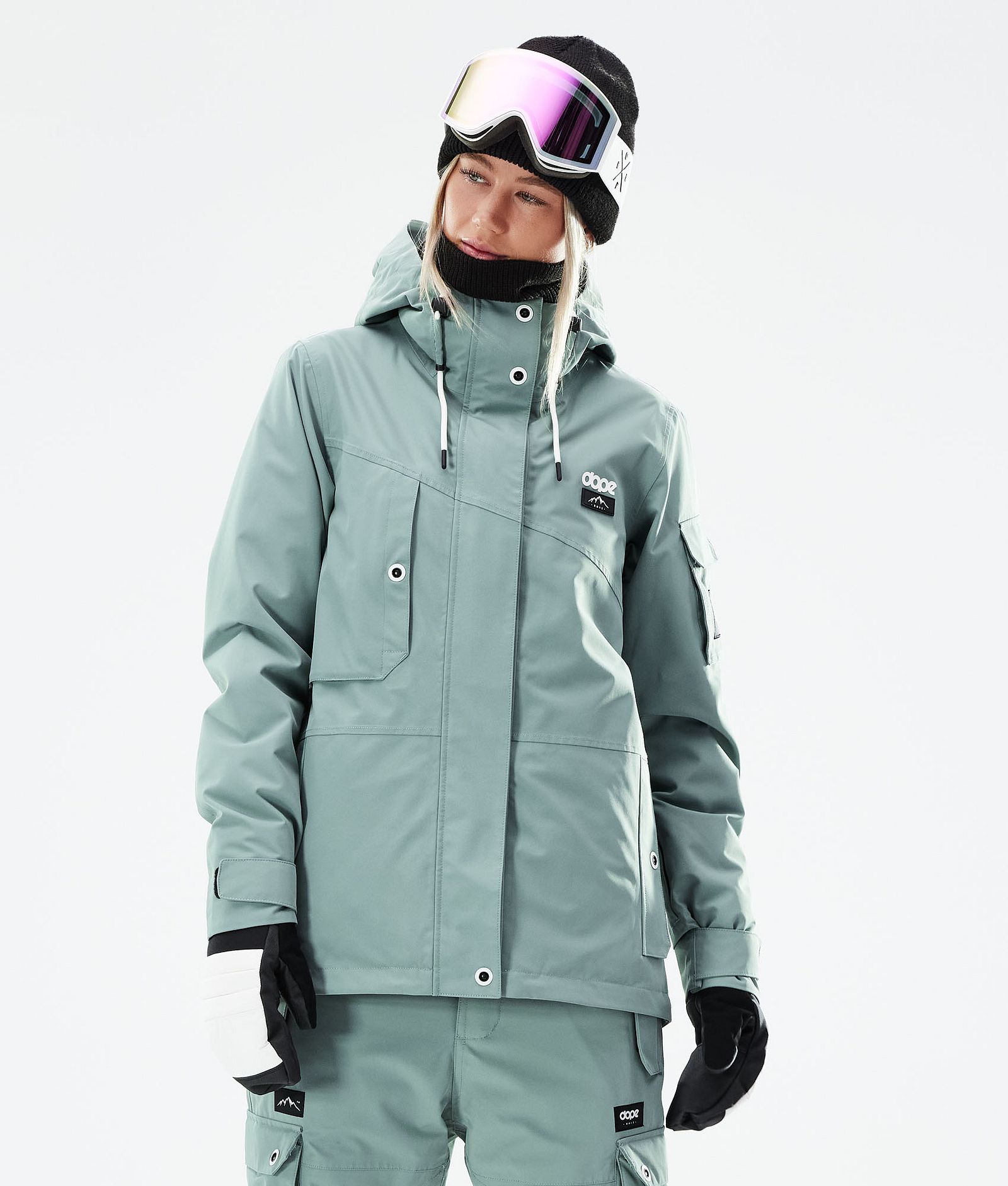 Adept W 2021 Kurtka Narciarska Kobiety Faded Green, Zdjęcie 1 z 11
