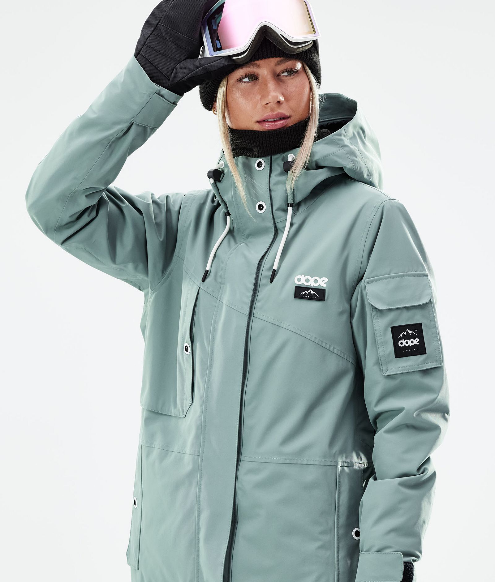 Adept W 2021 Bunda na Snowboard Dámské Faded Green, Obrázek 3 z 11