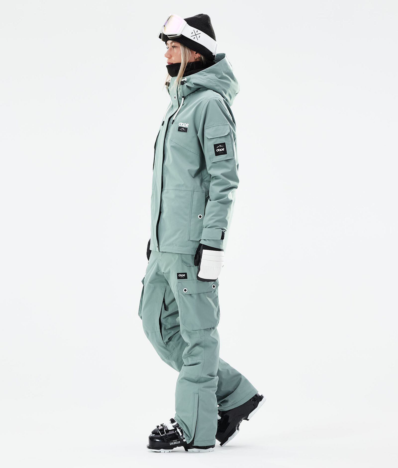 Adept W 2021 Kurtka Narciarska Kobiety Faded Green, Zdjęcie 5 z 11