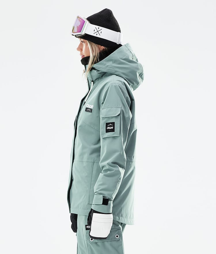 Adept W 2021 Bunda na Snowboard Dámské Faded Green, Obrázek 7 z 11