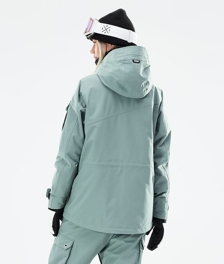 Adept W 2021 Bunda na Snowboard Dámské Faded Green, Obrázek 8 z 11