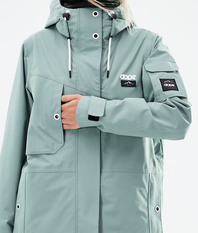 Adept W 2021 Bunda na Snowboard Dámské Faded Green, Obrázek 10 z 11