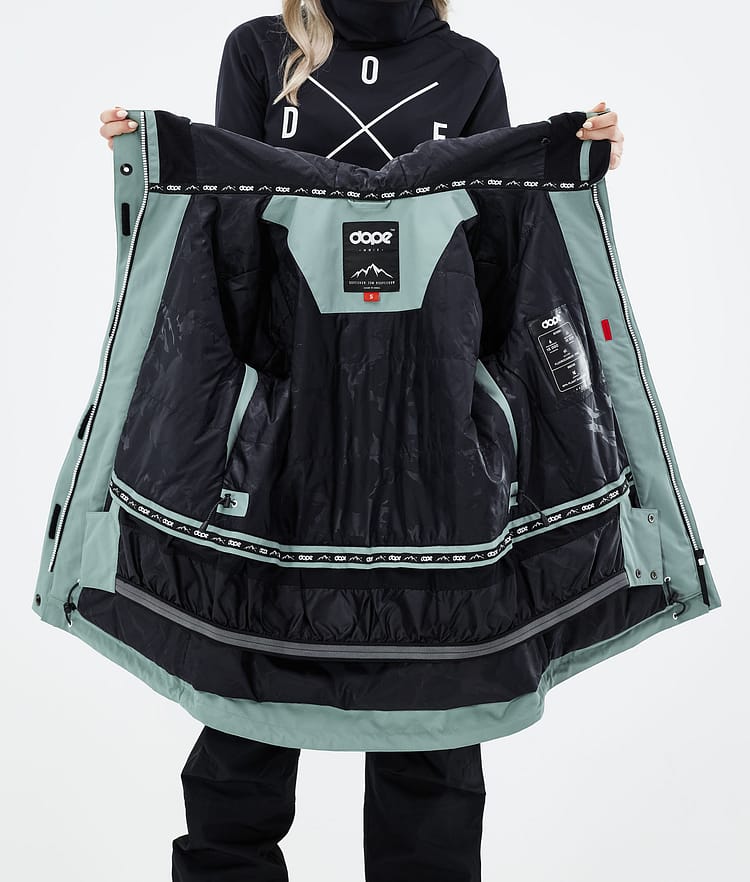 Adept W 2021 Bunda na Snowboard Dámské Faded Green, Obrázek 11 z 11