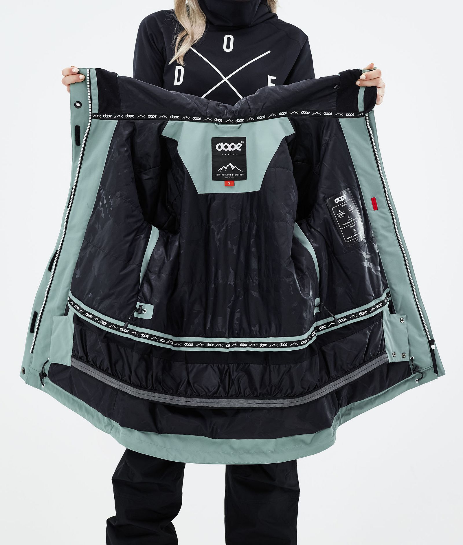 Adept W 2021 Bunda na Snowboard Dámské Faded Green, Obrázek 11 z 11