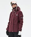 Adept W 2021 Lyžařská Bunda Dámské Burgundy