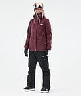Adept W 2021 Kurtka Snowboardowa Kobiety Burgundy, Zdjęcie 4 z 11