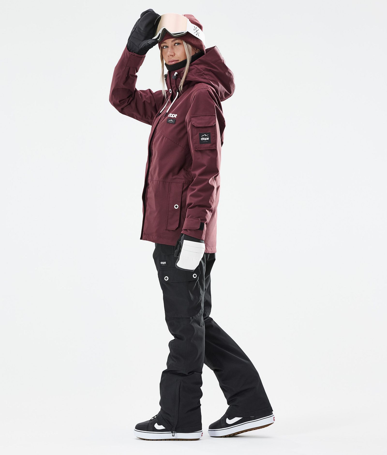 Adept W 2021 Kurtka Snowboardowa Kobiety Burgundy, Zdjęcie 5 z 11