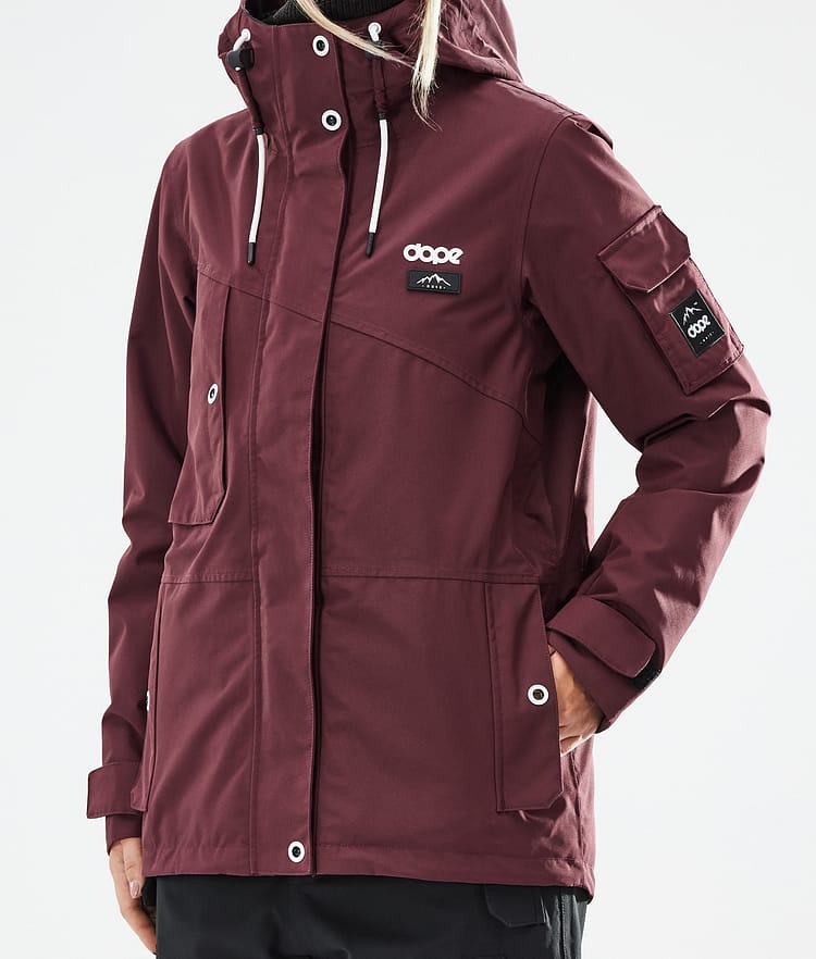 Adept W 2021 Bunda na Snowboard Dámské Burgundy, Obrázek 9 z 11