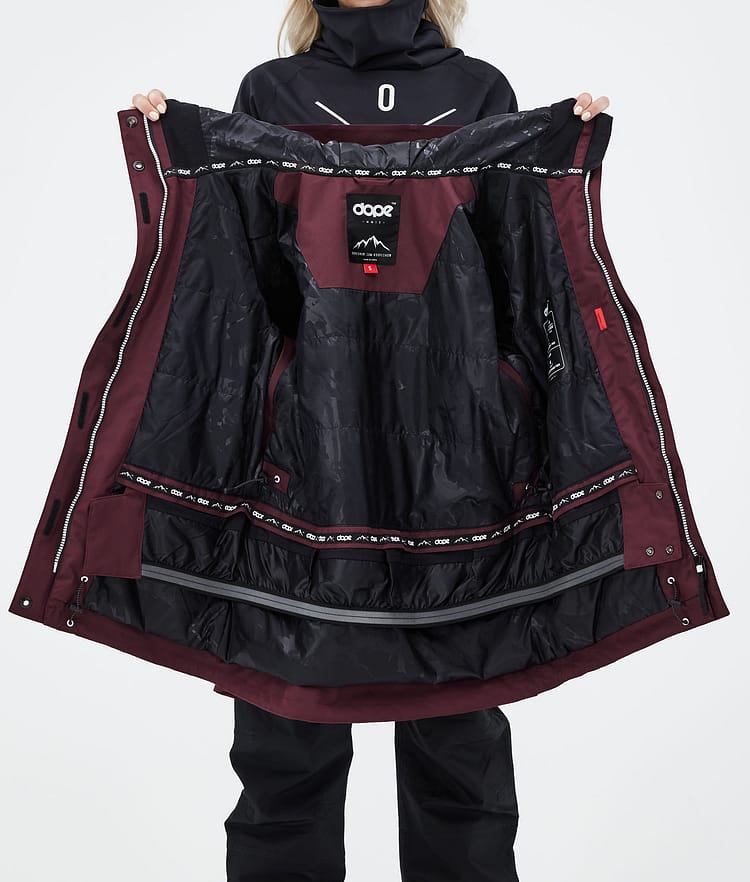Adept W 2021 Kurtka Snowboardowa Kobiety Burgundy, Zdjęcie 11 z 11