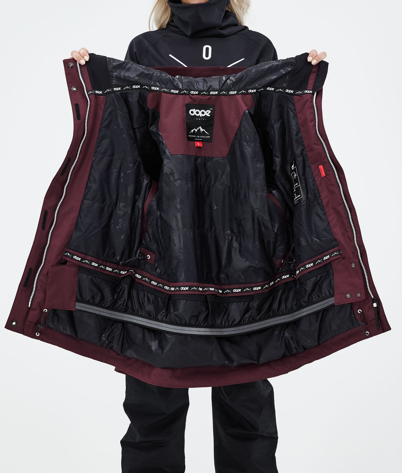 Adept W 2021 Kurtka Snowboardowa Kobiety Burgundy, Zdjęcie 11 z 11