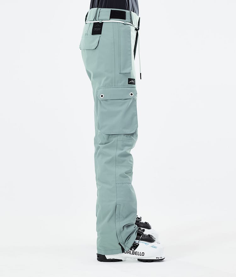 Iconic W 2021 Spodnie Narciarskie Kobiety Faded Green, Zdjęcie 2 z 6