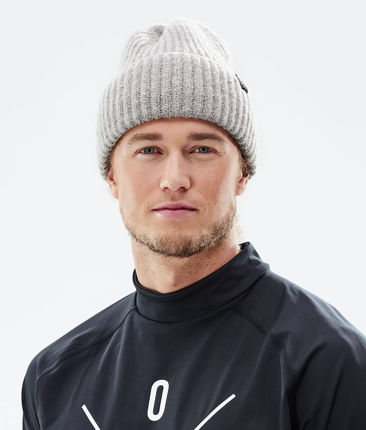 Chunky Beanie čepice Grey Melange, Obrázek 2 z 3