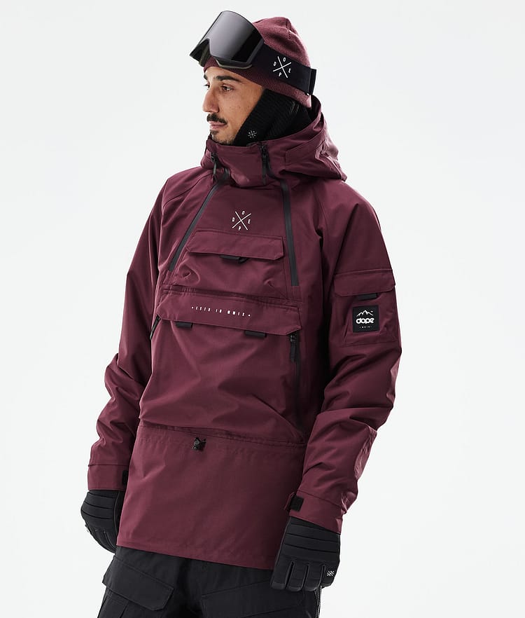 Akin 2021 Lyžařská Bunda Pánské Burgundy, Obrázek 1 z 11