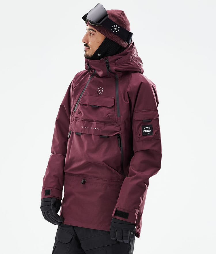 Akin 2021 Bunda na Snowboard Pánské Burgundy, Obrázek 1 z 11