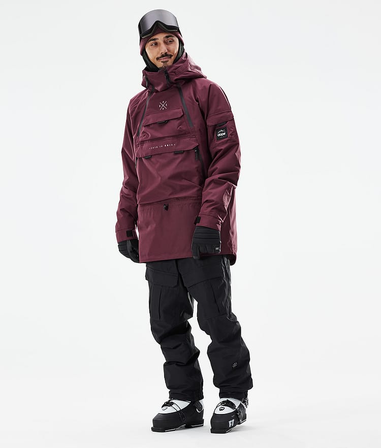 Akin 21 Lyžařská Bunda Pánské Burgundy, Obrázek 4 z 11