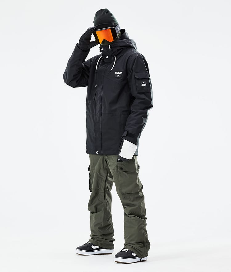 Adept 2021 Bunda na Snowboard Pánské Black, Obrázek 4 z 11