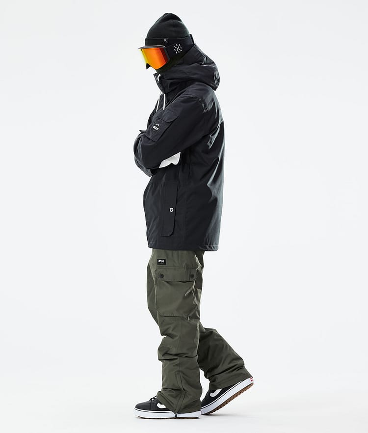 Adept 2021 Bunda na Snowboard Pánské Black, Obrázek 5 z 11