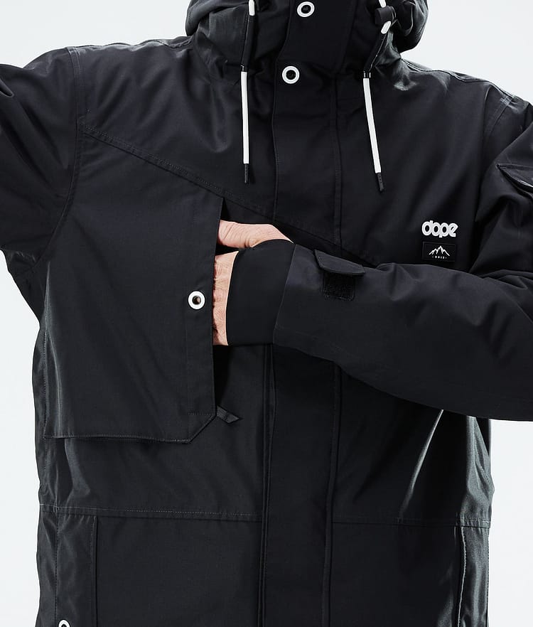 Adept 2021 Bunda na Snowboard Pánské Black, Obrázek 10 z 11