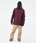 Adept 2021 Bunda na Snowboard Pánské Burgundy, Obrázek 4 z 11