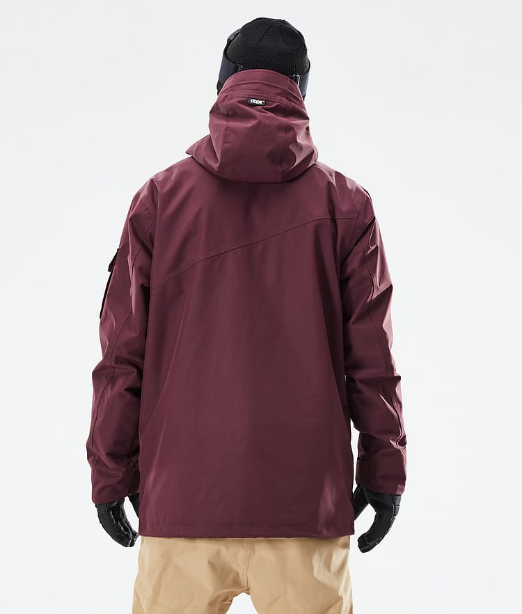 Adept 2021 Lyžařská Bunda Pánské Burgundy, Obrázek 8 z 11