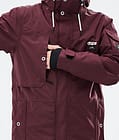 Adept 2021 Bunda na Snowboard Pánské Burgundy, Obrázek 10 z 11