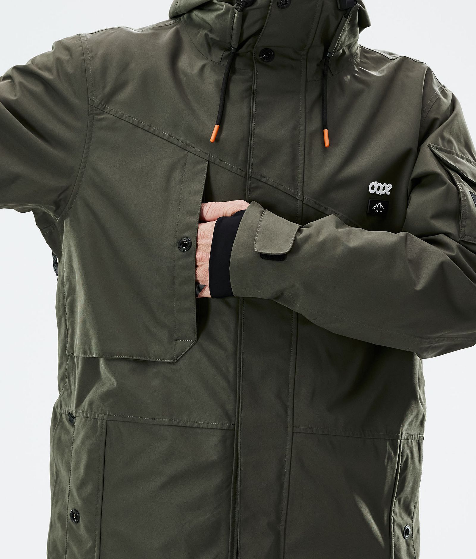 Adept 2021 Chaqueta Snowboard Hombre Olive Green, Imagen 10 de 11