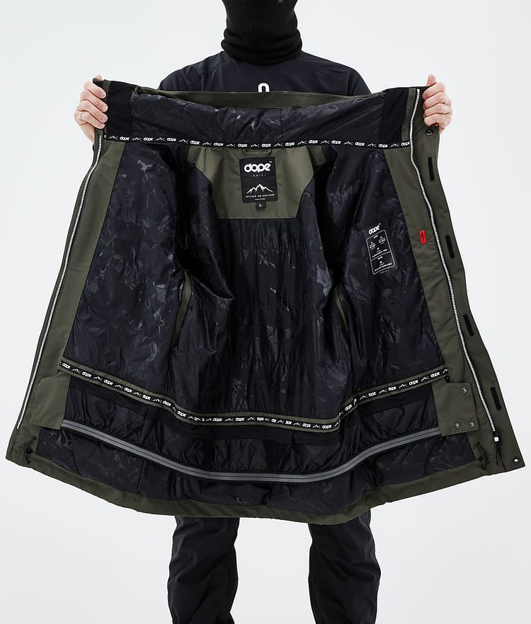 Adept 2021 Chaqueta Snowboard Hombre Olive Green, Imagen 11 de 11
