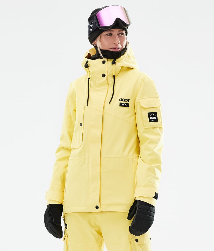 Adept W 2021 Skijacke Damen Faded Yellow, Bild 1 von 11