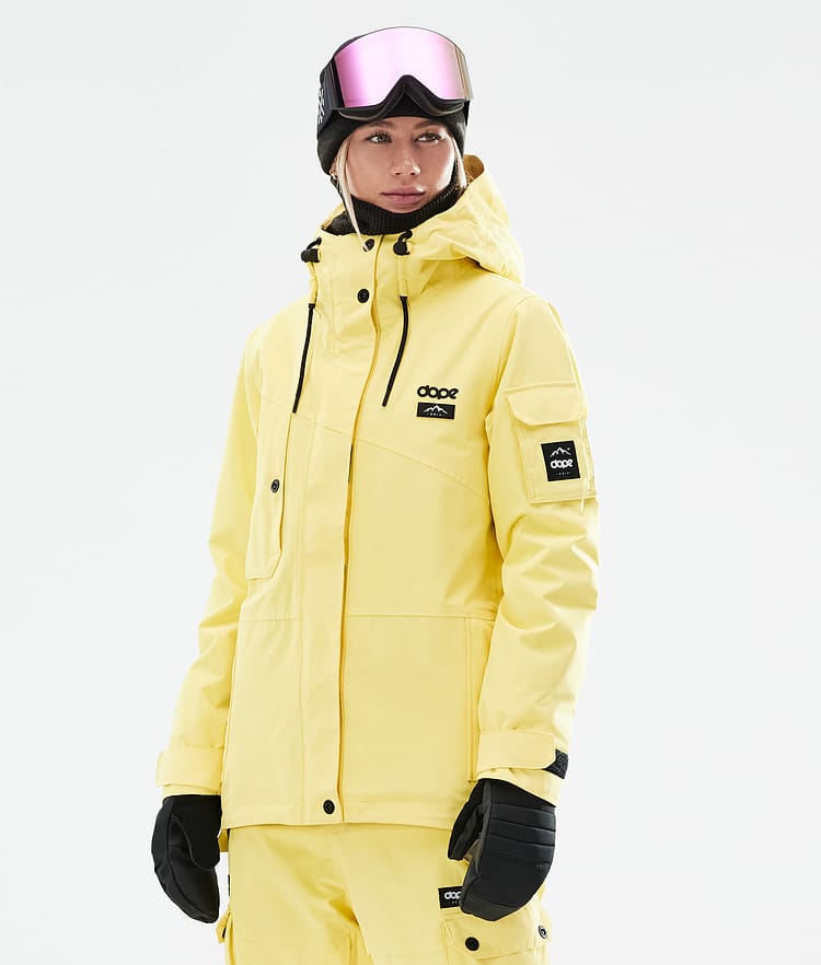 Adept W 2021 Snowboard Jacket Women Faded Yellow Renewed, Image 1 of 11