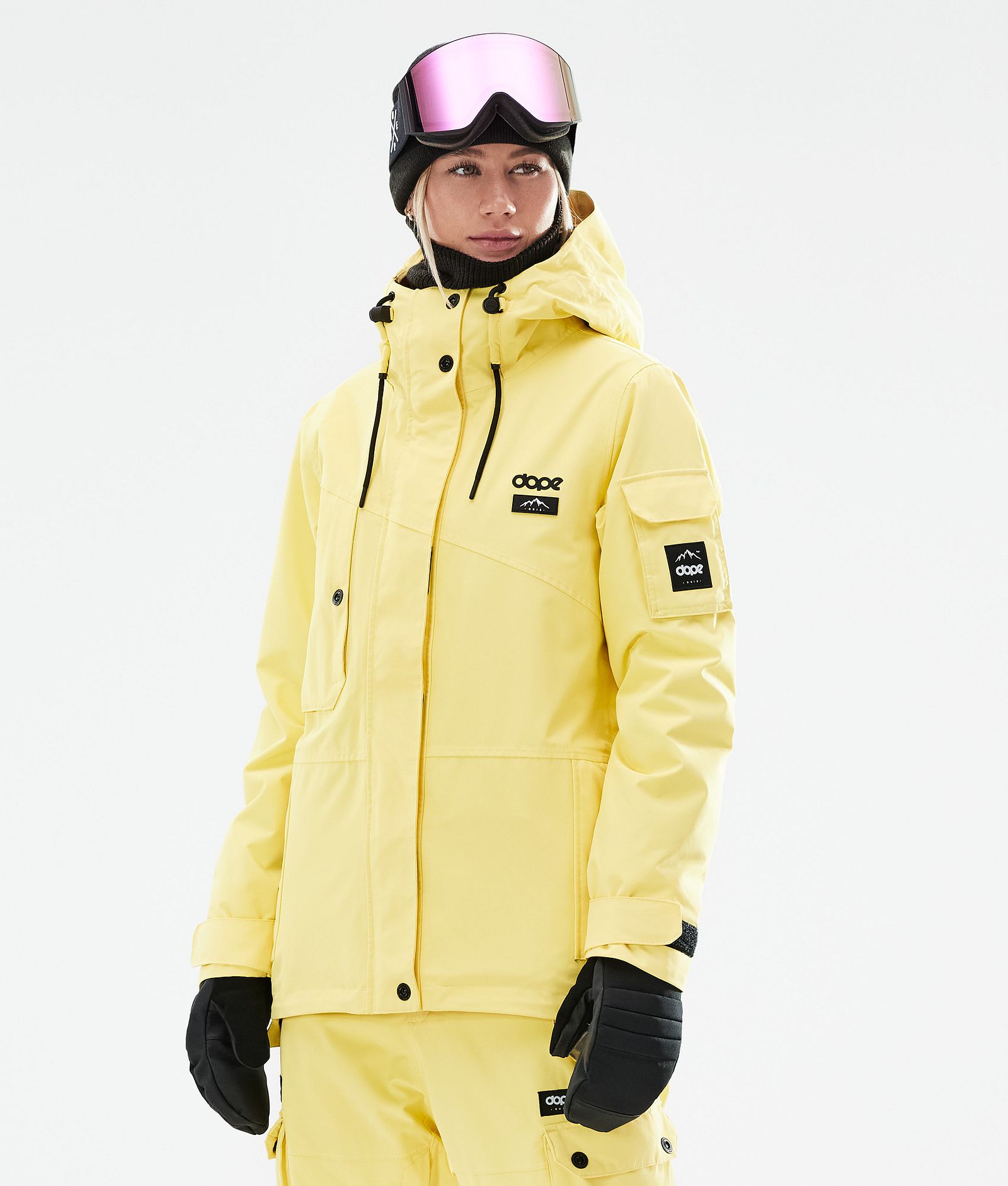Adept W 2021 Snowboard Jacket Women Faded Yellow Renewed, Image 1 of 11
