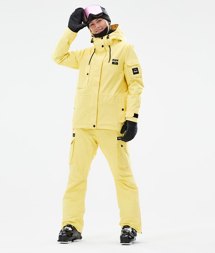 Adept W 2021 Skijacke Damen Faded Yellow, Bild 4 von 11