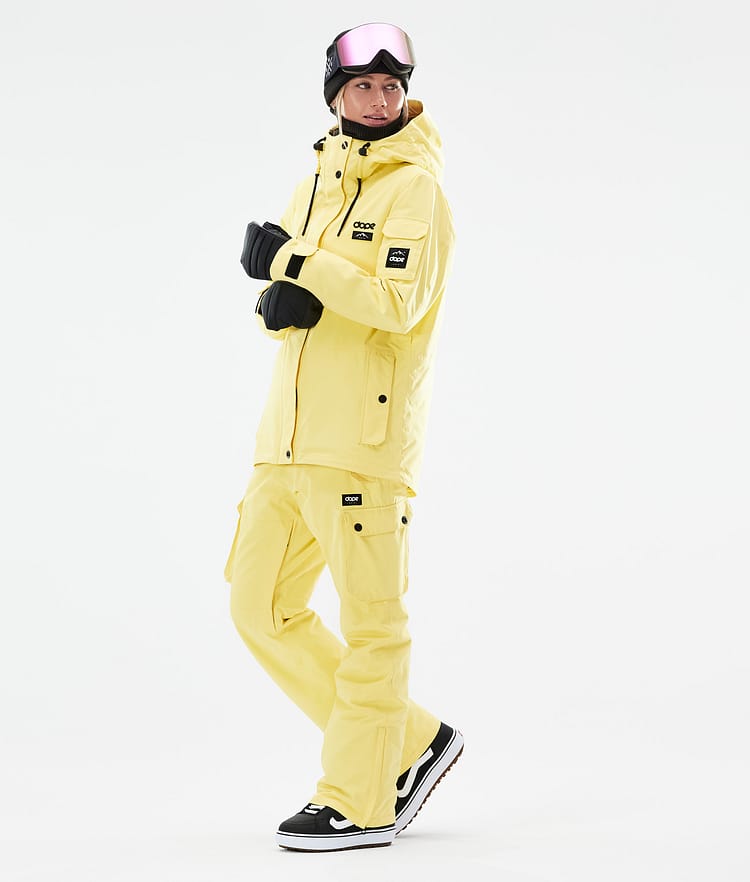 Adept W 2021 Snowboard Jacket Women Faded Yellow Renewed, Image 5 of 11