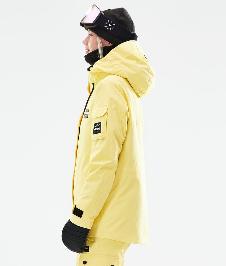 Adept W 2021 Snowboard Jacket Women Faded Yellow Renewed, Image 7 of 11