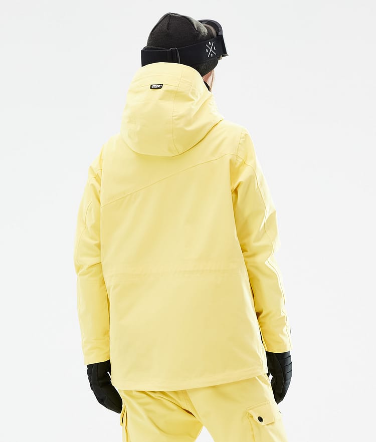 Adept W 2021 Snowboard Jacket Women Faded Yellow Renewed, Image 8 of 11
